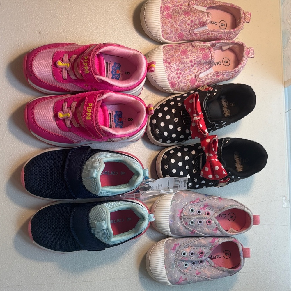 Cat & Jack Kids Sneakers - Pink, Black, Blue, Gray
